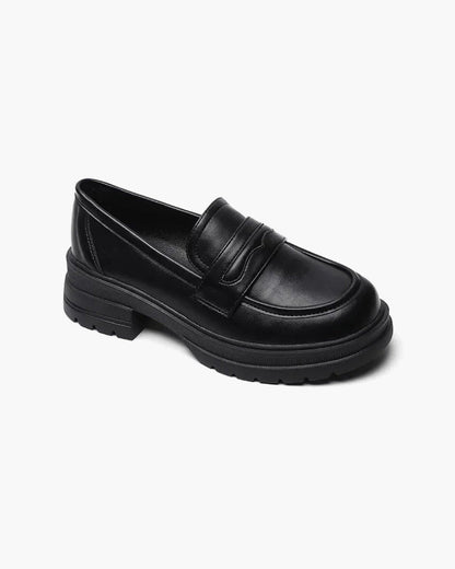 Läderloafers