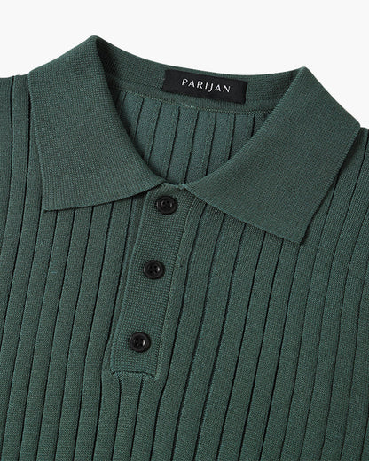 GIMCHEON Knitted Polo Shirt